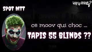 😈1 Main de MTT 😈 AJo en BB — Peut-on vraiment shove 55bb ?