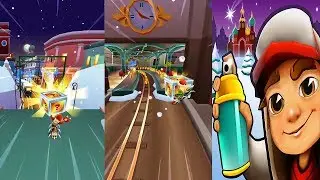 Subway Surfers: JAKE, ELF TRICKY and BUDDY (Who couldn't get the super mystery box from subway ?)
