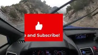 ACH Canyon in the rain (POV Driving)