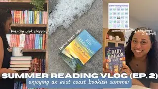 summer reading challenge pt 2/3 - east coast summer on Long Island (beach, shopping, & road trips!)