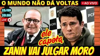 🔴 20h O mundo capota: Sergio Moro ser&aacute; julgado por Zanin no STF
