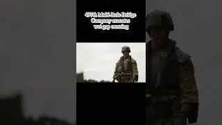 U.S. Army Multi Role Bridge Company engineers conduct wet gap crossing with M1 Abram&rsquo;s tanks