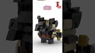 Zack - Final Fantasy VII  Brickheadz / #lego #finalfantasy7