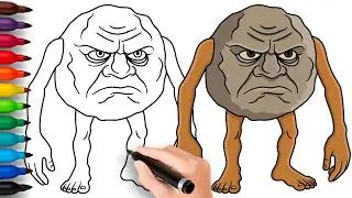 COMO DESENHAR o ROCKR ROCKR SAHUR | Italian Brainrot Animals - passo a passo, f&aacute;cil e r&aacute;pido