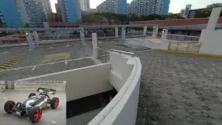 Hobbyking Rattler V2 with new wheels and slicks - run till wheels came off