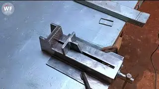 Make A Metal Drill Press Vise | Simple Diy Metal Drill Vise | tips and tricks 🤔🤔🤔