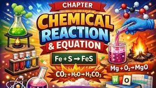 Chapter Chemical Reactions And Equations in one shot by Self study    notes will be attached later
