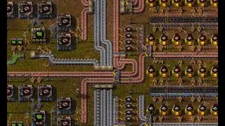 Factorio Rocket Rush: copper buffer design