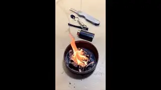 Making Fire | Gorilla Tape Emergency Tinder | Ferro Rod