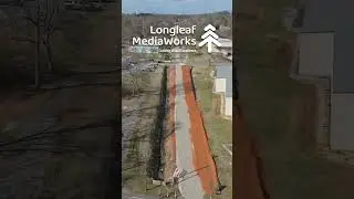 🚴&zwj;♂️ Chief Ladiga Trail Extension Nearing Completion | Aerial Progress in Downtown Anniston 🚁