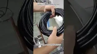 Automatic metre counting, sorting, cutting and rewinding machine for drip irrigation tubes