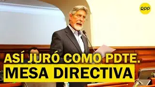 Francisco Sagasti juró como presidente de la Mesa Directiva del Congreso