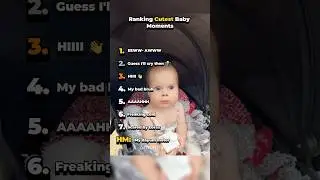 Рейтинг самых милых детских моментов #шорты