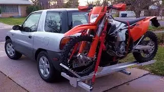Установка крепления для мотоцикла-внедорожника на мой RAV4 (эпизод 3)