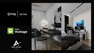APARTMENT WALKING THROUGH- CHAOS VANTAGE -ALTAIR ARCHVIZ-#animation #archviz