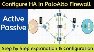Day-10 | How to Configure HA in PaloAlto Firewall | Paloalto Firewall Full Course