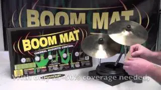 Boom Mat Cymbals Test