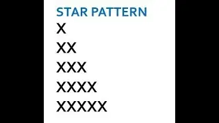 Star pattern in C