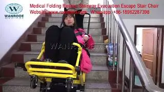 EA-6FPN Electric Stair Climbing Chair Foldable Emergency Evacuation Stair Stretcher