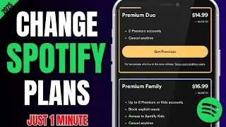 How to Change Plans On Spotify 2025 (NEW UPDATE)