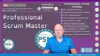 Professional Scrum Master (PSM) training class from naked Agility with Martin Hinshelwood  [mktng]