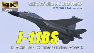 Full version: Powerful PLA Air Force J-11BS fighter jet @ Changchun Airshow 19/9/2025