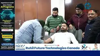 Dinkar Kapila ने जन्मदिन पर रक्तदान कर पेश की मानवता की मिसाल