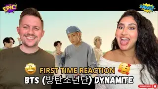 Introducing my British husband to Kpop for the very first time !! BTS 'Dynamite' First time REACTION