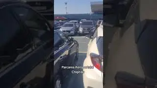 Situaţia din parcarea Aeroportului Internaţional Chişinău // 17.07.2023