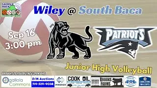 Wiley @ South Baca - Junior High Volleyball - September 16, 2025