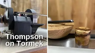 Thompson's Bowl Gouge Ground to Precision on Tormek | Sharpening