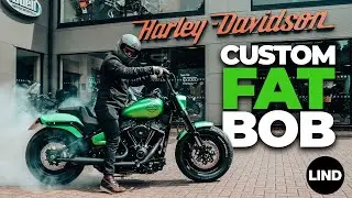 Custom Harley-Davidson Fat Bob  |  Mean & Green