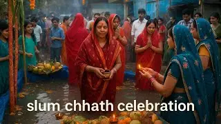 Slum Chhath Celebration 2025 | Chhath Puja in Delhi Slum | Real Life Festival Moments