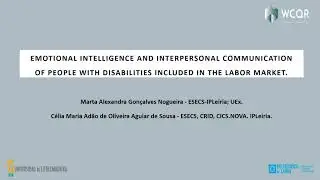 WCQR2021_CQ124_Emotions and Interpersonal Communication of People with Disabilities...