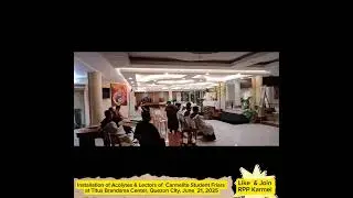 Installation of Acolytes and Lectors of Carmelite SF at TBC, QC (06-21-25)