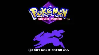Pok&eacute;mon Crystal Intro and Title Screen (Game Boy Color)