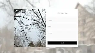 Awesome Contact Form Using HTML and CSS