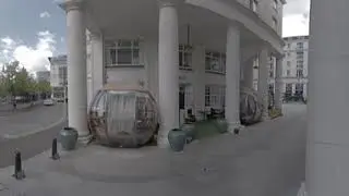 Virtual Belfast VR walk of Talbot Street, St Anne's Square Belfast Northern Ireland.