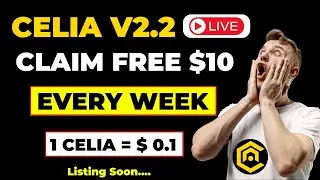 Celia Mining App New Update || Free $10 Weekly || Best New Mining App #celia #celiaminingapp