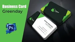 Business Card Greenday - Clean Design