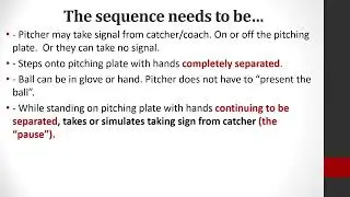 Week 3 SUM Training  Rule 6 Pitching.