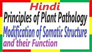 Principles of plant Pathology  - Modification of Somatic Structure and their Function PPP #9