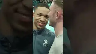 Nile Wilson wins the gold for best cuddles at #Paris2024 #Olympics