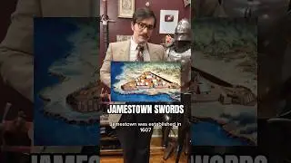 What kinds of swords did Jamestown colonists have?