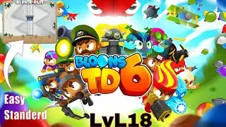 Can We Beat Alpine Run on Easy? 🌨️ | Bloons TD 6 Strategy & Gameplay! LvL18