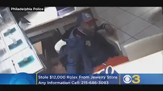 Police: Man Caught On Surveillance Video Stealing $12,000 Rolex Watch From Govberg Jewelers In Cente