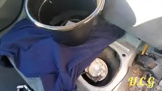 2002 Honda Civic fuel pump replacement from junkyard..