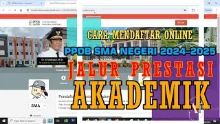 STEP BY STEP MENDAFTAR PPDB SMA NEGERI PROVINSI BANTEN TAHUN 2024–2025 | JALUR PRESTASI AKADEMIK