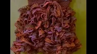 Loom Knit Ruffle Skirt Part 1