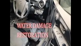RESTORATION OF WATER DAMAGE CAR IN PAKISTAN ( water dip- Toyota Aqua !)